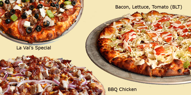 pizza menu header